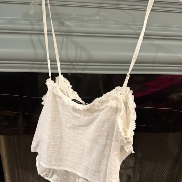 Zara EMBROIDERED COTTON GAUZE TOP Size Small - Picture 6 of 8